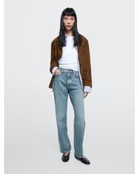 MASSIMO DUTTI - Straight-Leg High-Waist Jeans - Lyst