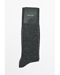 MASSIMO DUTTI - Plain Wool Knit Socks - Lyst