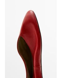 MASSIMO DUTTI - Soft Leather Ballerinas - Lyst