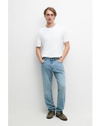 MASSIMO DUTTI - 100% Cotton Short-Sleeve T-Shirt - Lyst