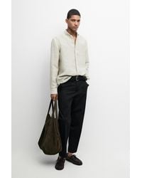 MASSIMO DUTTI - 100% Linen Regular Fit Striped Shirt - Lyst