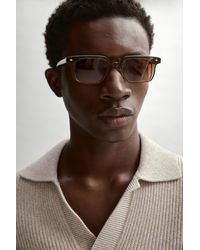 MASSIMO DUTTI - Narrow Rectangular Sunglasses - Lyst