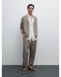 MASSIMO DUTTI - Cárdigan Punto 100% Algodón - Lyst