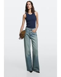 MASSIMO DUTTI - High-Waist Wide-Leg Jeans - Lyst