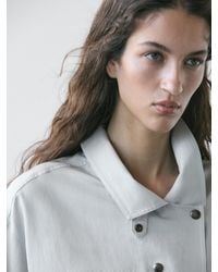 MASSIMO DUTTI - Flowing Shirt With Button Details - Lyst