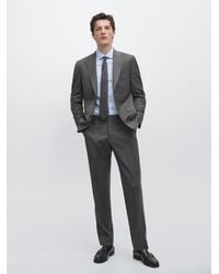MASSIMO DUTTI - 100% Tropical Wool Suit Blazer - Lyst