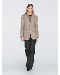 MASSIMO DUTTI - Blazer Jaspé 100% Lana - Lyst