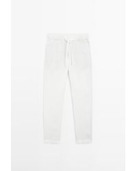 MASSIMO DUTTI - Broek - Lyst