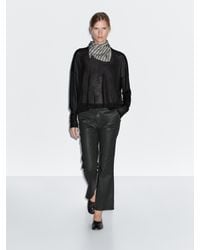 MASSIMO DUTTI - Pantalón Flare Fit Cropped - Lyst