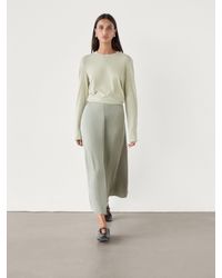 MASSIMO DUTTI - Satin Voluminous Co-Ord Midi Skirt - Lyst