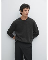 MASSIMO DUTTI - Maglia Con Collo Rotondo - Lyst