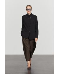 MASSIMO DUTTI - Fluid Blazer With Button Detail - Lyst