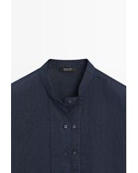 MASSIMO DUTTI - Camisa Fluida Detalle Botones 100% Lino - Lyst