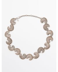 MASSIMO DUTTI - Choker Met Schelpen - Lyst