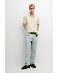MASSIMO DUTTI - Polo En Coton Piqué Micro-Texturé - Lyst