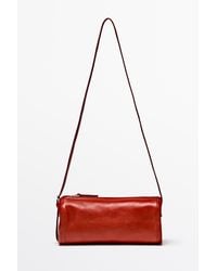 MASSIMO DUTTI - Nappa Leather Crossbody Bag - Lyst