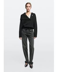 MASSIMO DUTTI - Low-Rise Straight-Leg Jeans - Lyst