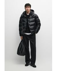 MASSIMO DUTTI - Shiny Down Jacket - Lyst