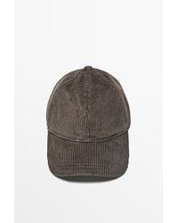 MASSIMO DUTTI - Corduroy Cap - Lyst