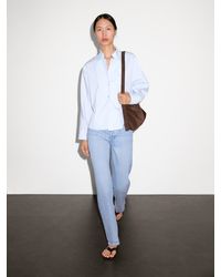 MASSIMO DUTTI - Camisa Popelín 100% Algodón - Lyst