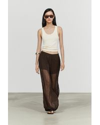 MASSIMO DUTTI - Pleated Total Look Pants - Lyst