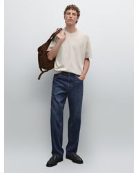 MASSIMO DUTTI - Camiseta Medium Weight 100% Algodón - Lyst