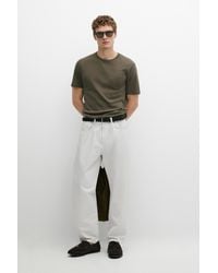 MASSIMO DUTTI - 100% Cotton Short-Sleeve T-Shirt - Lyst