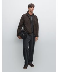 MASSIMO DUTTI - Giacca Ultraleggera Misto Piumino Water Repellent - Lyst