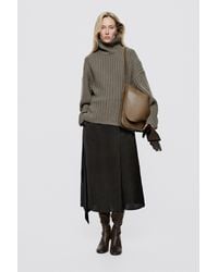 MASSIMO DUTTI - Elastic Leather Heel Boot - Lyst