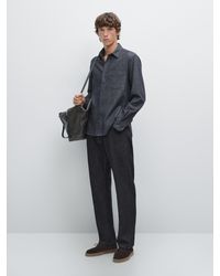 MASSIMO DUTTI - Jeanshemd Heavy Weight - Lyst