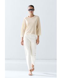 MASSIMO DUTTI - Wool Blend Round Neck Sweater - Lyst