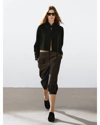 MASSIMO DUTTI - Kurzer Blazer Aus Leinenmischgewebe - Lyst