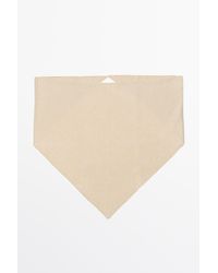 MASSIMO DUTTI - Medium Weight Wool-Cashmere Blend Knit Bandana - Lyst