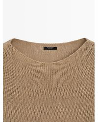 MASSIMO DUTTI - Jersey Punto Calado Mezcla Algodón - Lyst