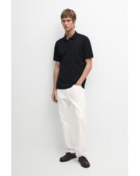 MASSIMO DUTTI - Polo Piqué Micro Estructura Algodón - Lyst