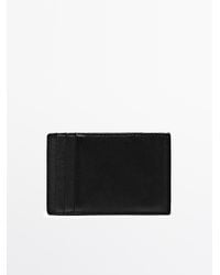 MASSIMO DUTTI - Nappa Leather "Magic" Vertical Wallet - Lyst