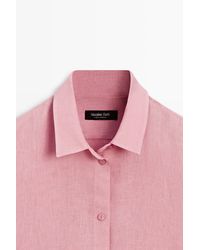 MASSIMO DUTTI - Flowing 100% Linen Shirt - Lyst