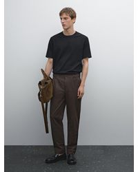 MASSIMO DUTTI - T-Shirt Aus 100 Baumwolle - Lyst