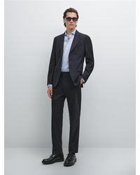 MASSIMO DUTTI - Pantaloni Da Abito - Lyst