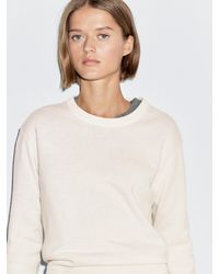 MASSIMO DUTTI - Wool Blend Crew Neck Knit Sweater - Lyst
