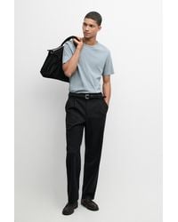 MASSIMO DUTTI - 100% Cotton Short Sleeve T-Shirt - Lyst