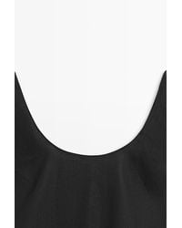 MASSIMO DUTTI - Vestido Midi Fluido Escote Redondo - Lyst
