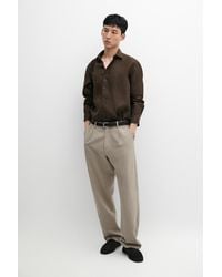 MASSIMO DUTTI - Slim Fit 100% Linen Shirt - Lyst