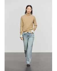 MASSIMO DUTTI - Wool Blend Knit Turtleneck Sweater - Lyst