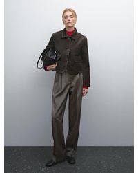 MASSIMO DUTTI - Pantaloni Con Pieghe - Lyst