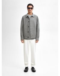 MASSIMO DUTTI - Jeans Im Tapered-Fit Aus Baumwollmischgewebe - Lyst