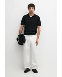 MASSIMO DUTTI - Cotton Blend Pants - Lyst