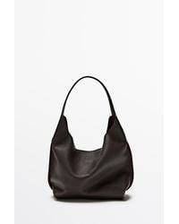 MASSIMO DUTTI - Nappa Leather Mini Shoulder Bag - Lyst