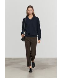 MASSIMO DUTTI - 100% Cashmere Knit Sweater - Lyst