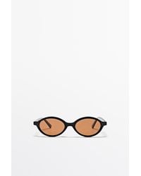MASSIMO DUTTI - Oval Sunglasses - Lyst